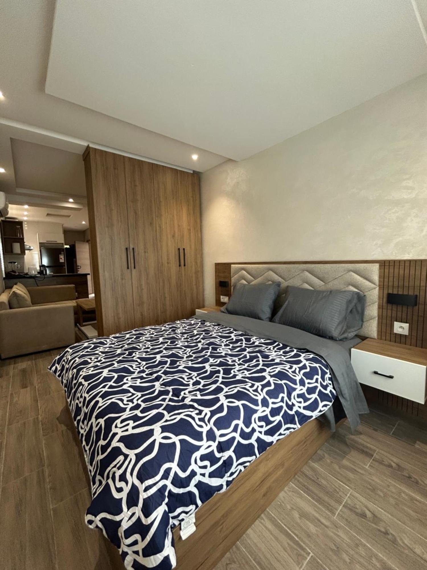 Splendide Studio Haut Standing En Face De La Marina Et A 200 M Du Port De Tanger - 1 Chambre Double Esterno foto